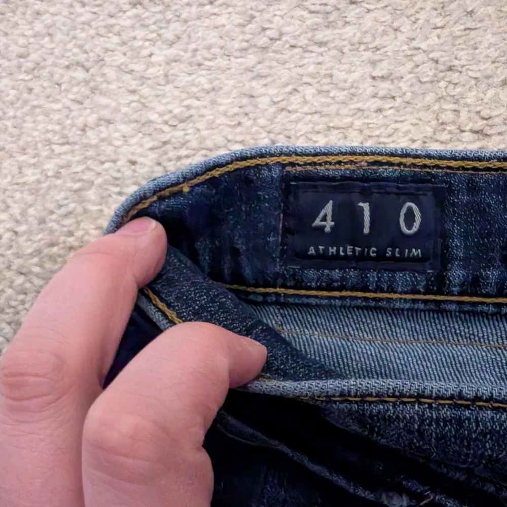 Lucky Brand Men's Dark Blue Straight Jeans - Picture 7 of 7